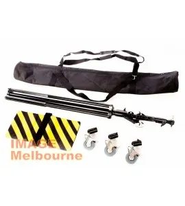 2 in 1 Portable Boom with wheels & bag 2.2 x 2.8m or 5m high, 5kg capacity
