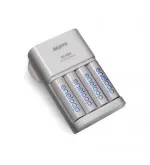Eneloop Quick Battery Charger & 4 x AA batteries