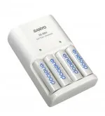 Eneloop Battery Charger & 4 x AA batteries