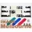 Expans Quad roll system with wall / ceiling mount hooks for 4 paper or vinyl backdrops