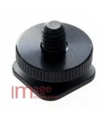 Male hotshoe (coldshoe) speedlight adapter LED mount - flat base