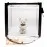 60cm LED light tent, black white peach backdrops - product photo