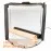 60cm LED light tent, black white peach backdrops - product photo