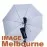 105cm / 41" Micro white umbrella, just 28cm folded