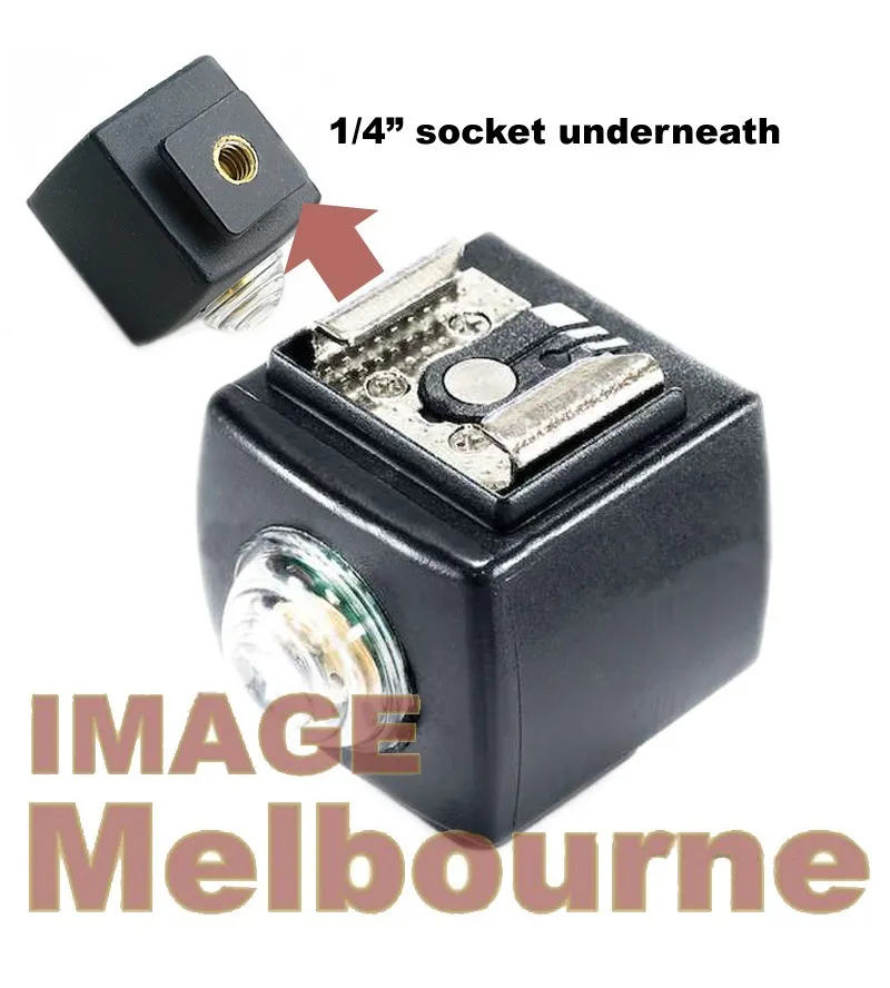 Optical wireless Hotshoe Adapter remote flash slave sensor