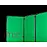Lumoz Self Supporting Chromakey Green background 2.4 x 4m panoramic style backdrop