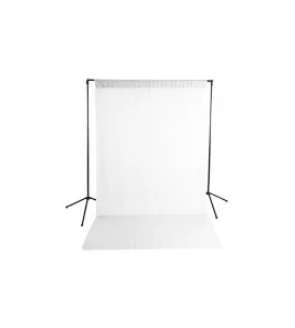 Savage Infinity ProCloth White Wrinkle Resistant Backdrop 3x6m