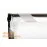 Qik Scrim 100 x 150cm folding flag - 3 in 1 white silver kit