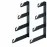 Expans Quad roll system with wall / ceiling mount hooks for 4 paper or vinyl backdrops