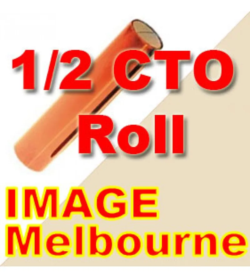 Rosco Cinegel #3408 Filter RoscoSun 1/2 CTO orange warming gel 1.2 x 7.6m roll