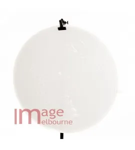 105cm 2 in 1 silver white round reflector IMPERFECT