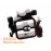 Triple hotshoe speedlight flash bracket adapter
