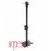 Ceiling / wall plate: 33 - 55cm adjustable length boom arm on mounting bracket 