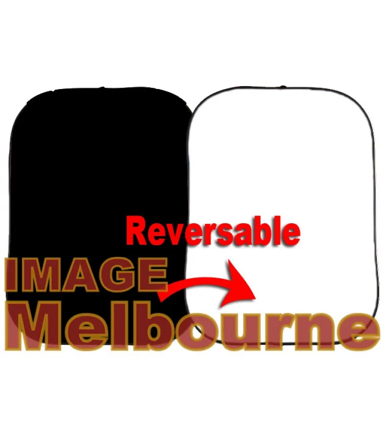 1.5 x 2m / 60 x 80" Pop up black / white backdrop