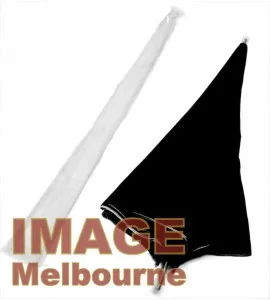 110cm / 43" silver black reflective umbrella - BUY MORE AND SAVE