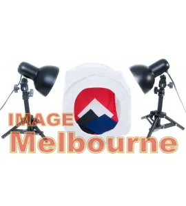 80cm light tent & 4 coloured backdrops - product photography
