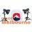 Mini cool fluro continuous lights & stands for light tents