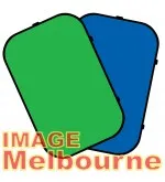 1.5 x 2m / 60 x 80" Pop up blue / green chromakey muslin backdrop